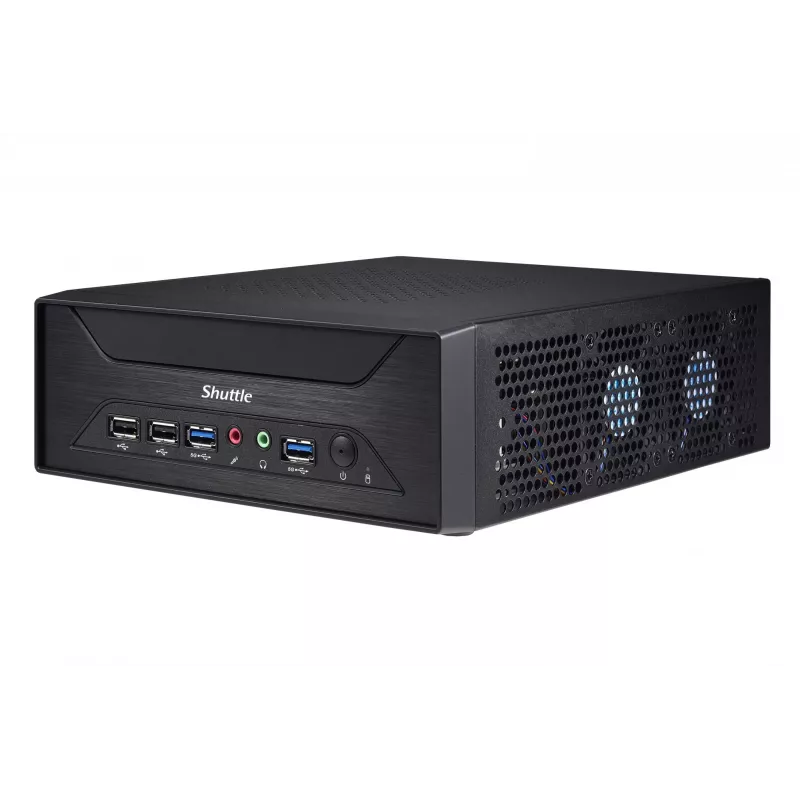 Shuttle XPC slim Barebone XH510G - S1200, Intel H510, 1xDP, 1xHDMI, 1x PCI-E 16X, 1x LAN, 1x 2.5 collu, 2x M.2, 24/7 pastāvīga darbība