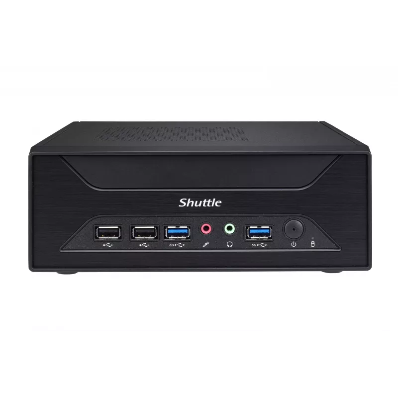 Shuttle XPC slim Barebone XH510G - S1200, Intel H510, 1xDP, 1xHDMI, 1x PCI-E 16X, 1x LAN, 1x 2.5 collu, 2x M.2, 24/7 pastāvīga darbība