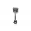 DIGITUS USB 2.0 adaptera kabelis, OTG, tips mini B - A V/M, 20cm USB 2.0 saderīgs melns