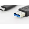 DIGITUS ASSMANN USB Type-C savienojuma kabelis, C tipa uz A M/M, 1m Super Speed melns