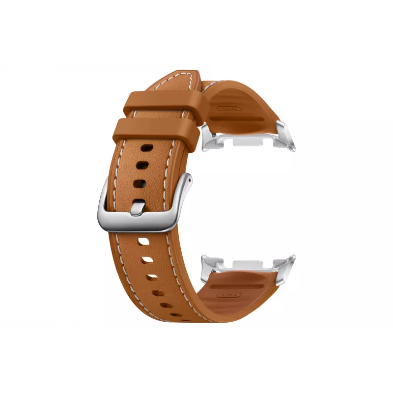 Hibrīda siksniņa Samsung Galaxy Watch8 S/M/L, karmela krāsā, saderīga ar Galaxy Watch8 (ET-SLL50LAEGEU)