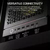 PC korpuss CORSAIR FRAME 5000D RS ARGB Midi Tower Melns — ATX, atbalsta 3x140mm priekšējos ventilatorus, 2.5/3.5 collu diskus