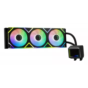 XPG LEVANTE II 360 Melns, universāls šķidruma dzesētājs, 12 cm, melns