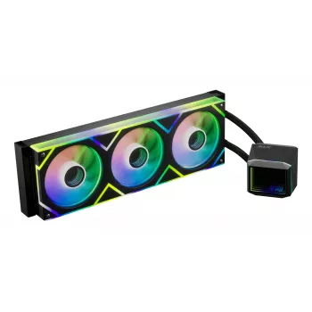 XPG LEVANTE II 360 Melns, universāls šķidruma dzesētājs, 12 cm, melns