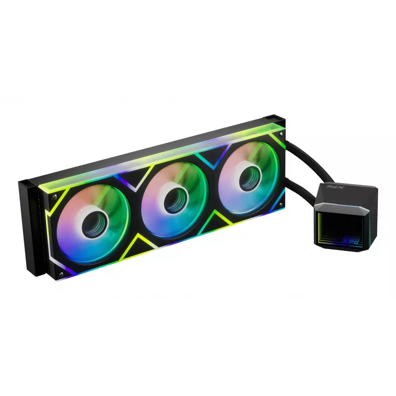 XPG LEVANTE II 360 Melns, universāls šķidruma dzesētājs, 12 cm, melns