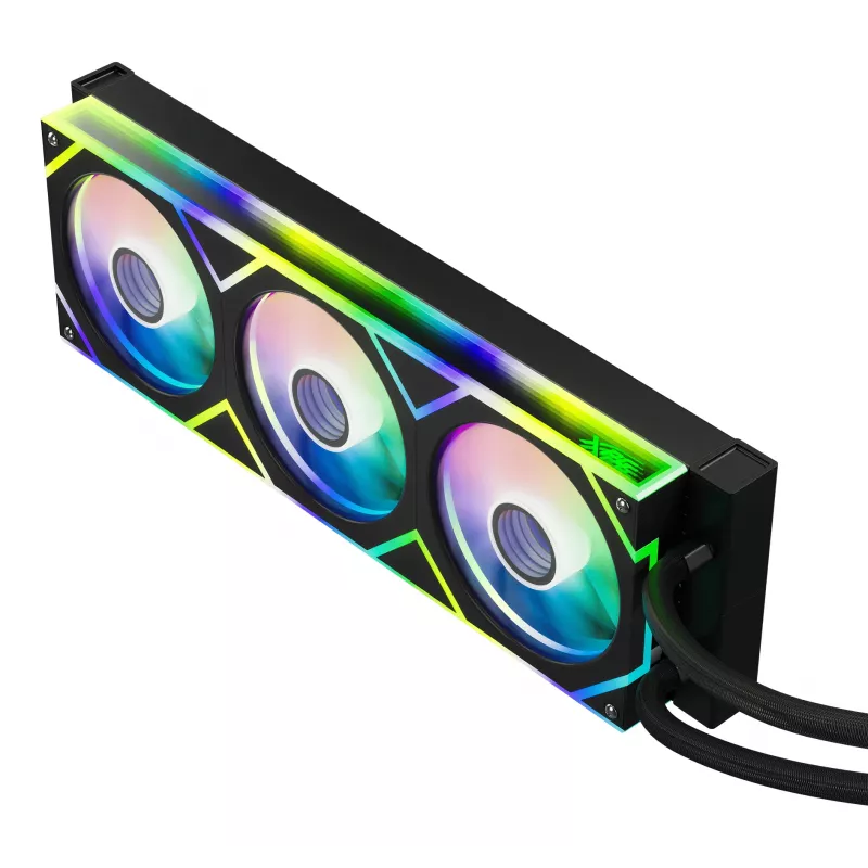 XPG LEVANTE II 360 Melns, universāls šķidruma dzesētājs, 12 cm, melns