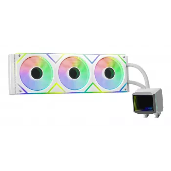 XPG LEVANTE II 360 balta, Viss vienā šķidruma dzesētājs, 12 cm, balts
