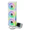 XPG LEVANTE II 360 balta, Viss vienā šķidruma dzesētājs, 12 cm, balts