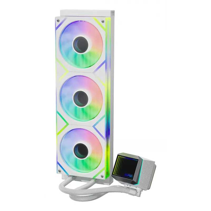 XPG LEVANTE II 360 balta, Viss vienā šķidruma dzesētājs, 12 cm, balts