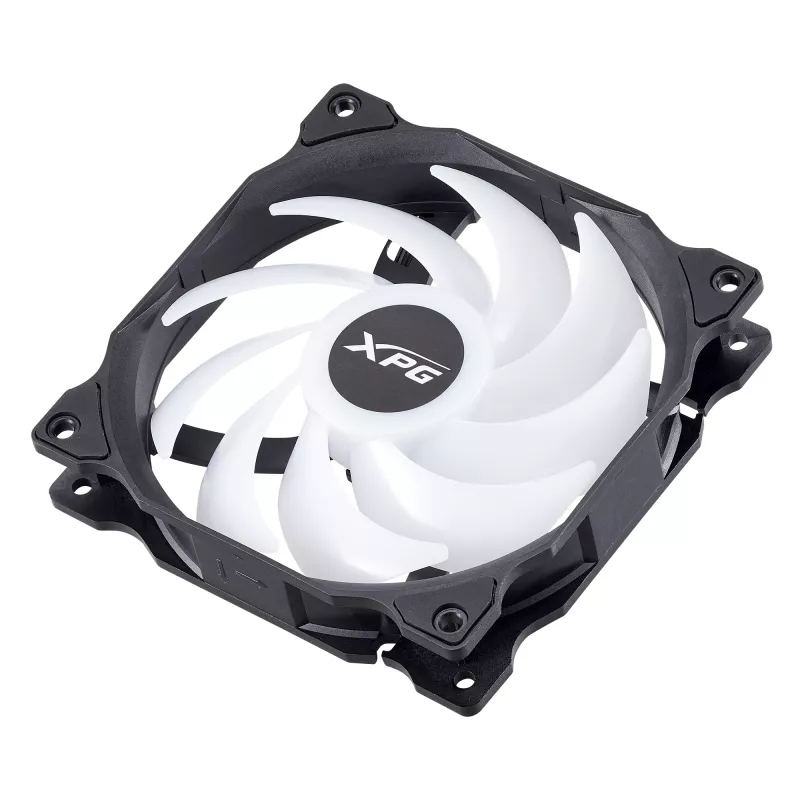 XPG VENTO 120 ARGB PWM (iepakojumā 3) melns, ventilators, 12 cm, 300 RPM, 1650 RPM, melns
