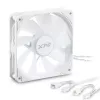 XPG VENTO R 120 ARGB PWM balta, ventilators, 12 cm, 300 RPM, 1600 RPM, balta