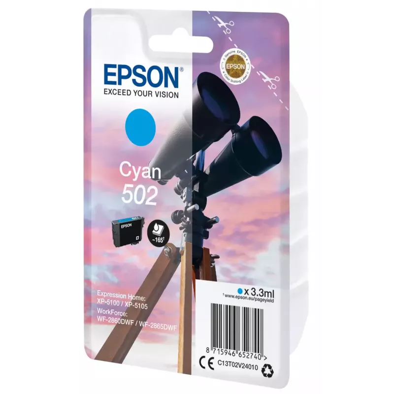 Kasetne Epson 502 Ciāna C13T02V24010