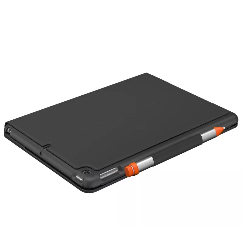 LOGITECH Slim Folio iPad 7. paaudzei, grafīts, QWERTZ vācu