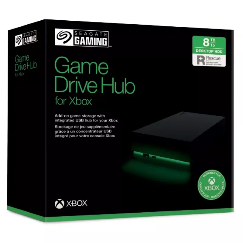 Seagate Game Drive Hub for Xbox ārējais cietais disks 8 TB USB Type-A / USB Type-C 3.2 Gen 1 (3.1 Gen 1) melns