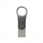 SILICON POWER Mobile C80 - 32GB Dual USB Stick - Type-c / Type-a - Pelēks