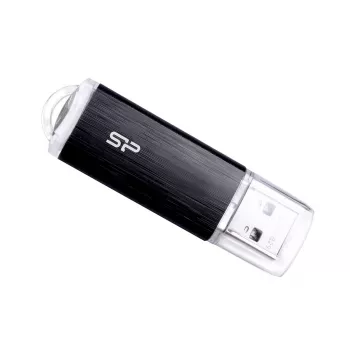 SILICON POWER Ultima U02 - 8GB USB zibatmiņa - USB2.0 - melna