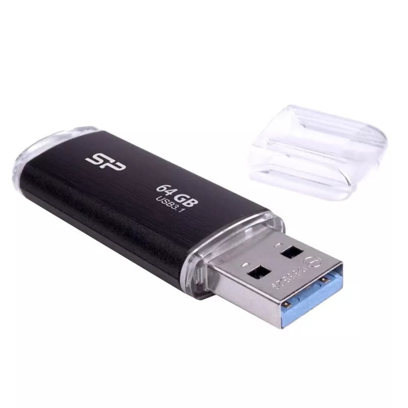 SILICON POWER USB zibatmiņa - 64GB Silicon Power USB3.2 B02 Melna