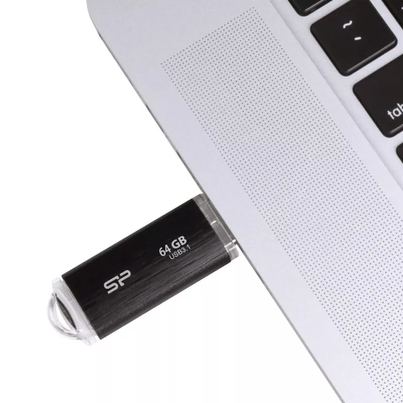 SILICON POWER USB zibatmiņa - 64GB Silicon Power USB3.2 B02 Melna