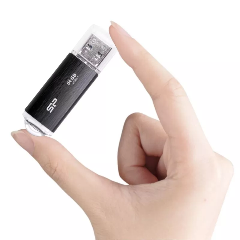 SILICON POWER USB zibatmiņa - 64GB Silicon Power USB3.2 B02 Melna