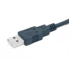 Equip USB-A uz seriālo (DB9) kabelis, M/M 1,5m, melns, 1,5 m, USB Type-A, DB-9, vīrišķais, vīrišķais
