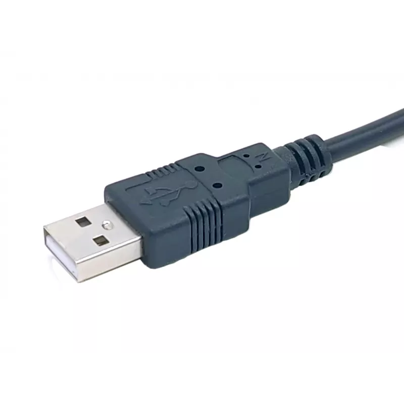 Equip USB-A uz seriālo (DB9) kabelis, M/M 1,5m, melns, 1,5 m, USB Type-A, DB-9, vīrišķais, vīrišķais