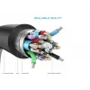 Equip USB-A uz seriālo (DB9) kabelis, M/M 1,5m, melns, 1,5 m, USB Type-A, DB-9, vīrišķais, vīrišķais