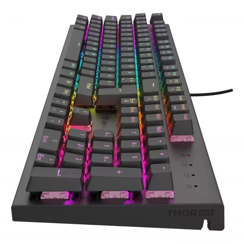 GENESIS NKG-2179 tastatūra Spēlēm USB QWERTZ vācu Melna