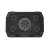 GENESIS Oxid 850 klēpjdatora dzesēšanas paliktnis 43.9 cm (17.3 collas) 2500 RPM Melns