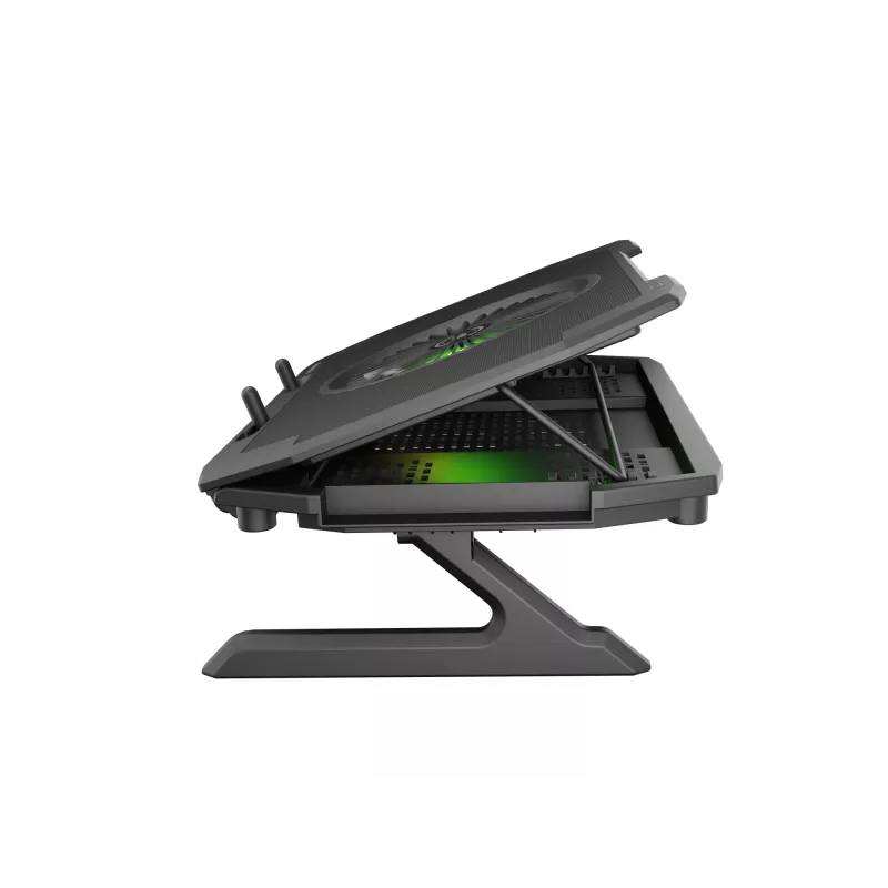 GENESIS Oxid 850 klēpjdatora dzesēšanas paliktnis 43.9 cm (17.3 collas) 2500 RPM Melns