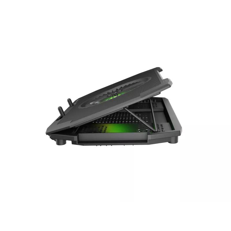 GENESIS Oxid 850 klēpjdatora dzesēšanas paliktnis 43.9 cm (17.3 collas) 2500 RPM Melns