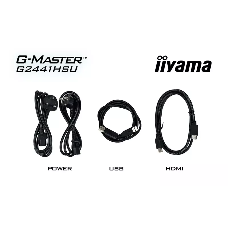 Monitors IIYAMA G2441HSU 23.8 collu IPS 1920x1080 144Hz 1ms MPRT, FreeSync, skaļruņi, USB centrmezgls, VESA