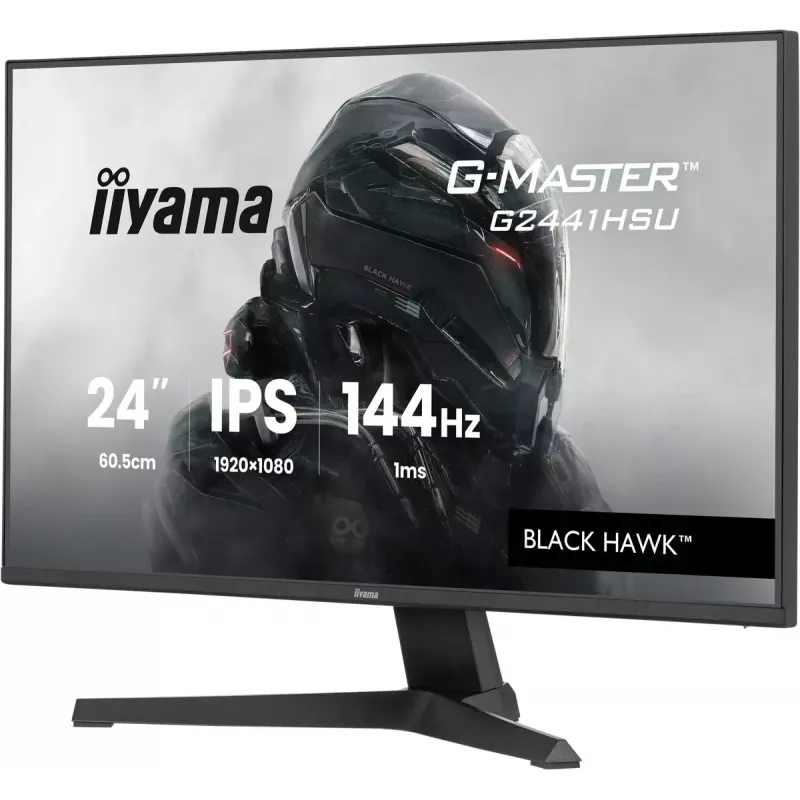 Monitors IIYAMA G2441HSU 23.8 collu IPS 1920x1080 144Hz 1ms MPRT, FreeSync, skaļruņi, USB centrmezgls, VESA