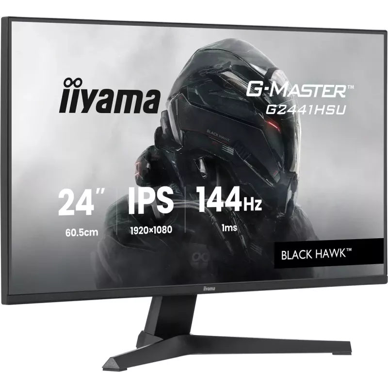 Monitors IIYAMA G2441HSU 23.8 collu IPS 1920x1080 144Hz 1ms MPRT, FreeSync, skaļruņi, USB centrmezgls, VESA