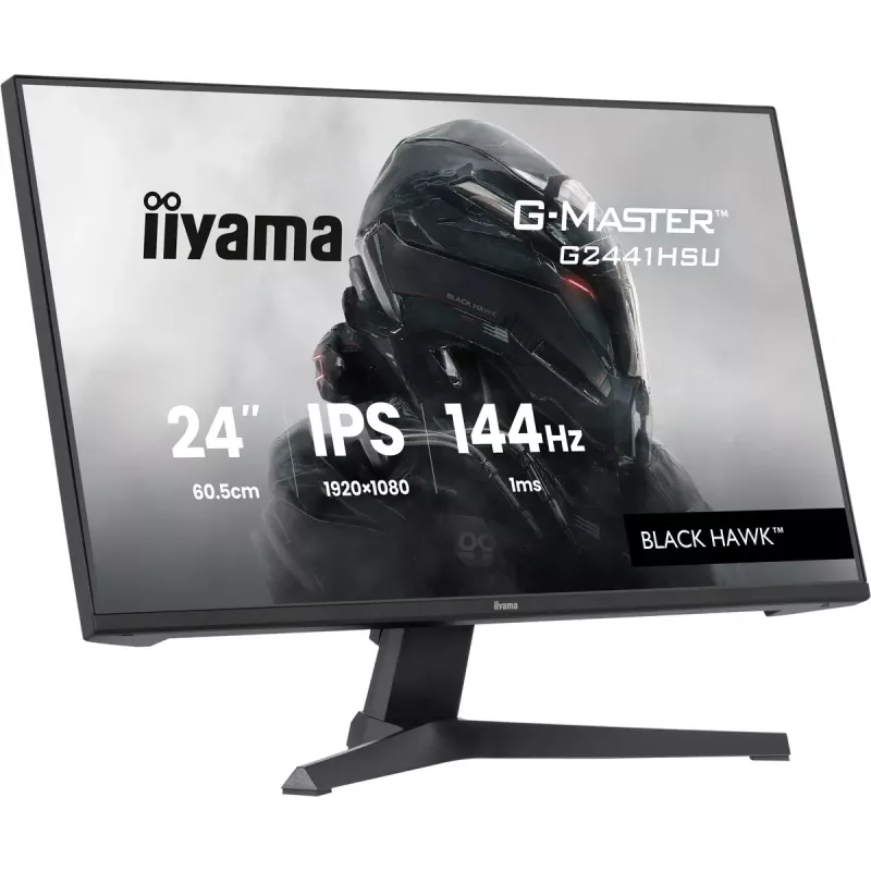 Monitors IIYAMA G2441HSU 23.8 collu IPS 1920x1080 144Hz 1ms MPRT, FreeSync, skaļruņi, USB centrmezgls, VESA