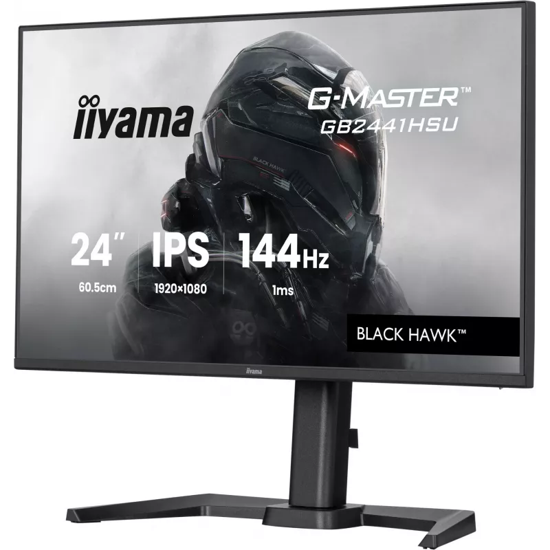 iiyama G-MASTER GB2441HSU-B1 datora monitors 60.5 cm (23.8 colli) 1920 x 1080 pikseļi Full HD LED Melns