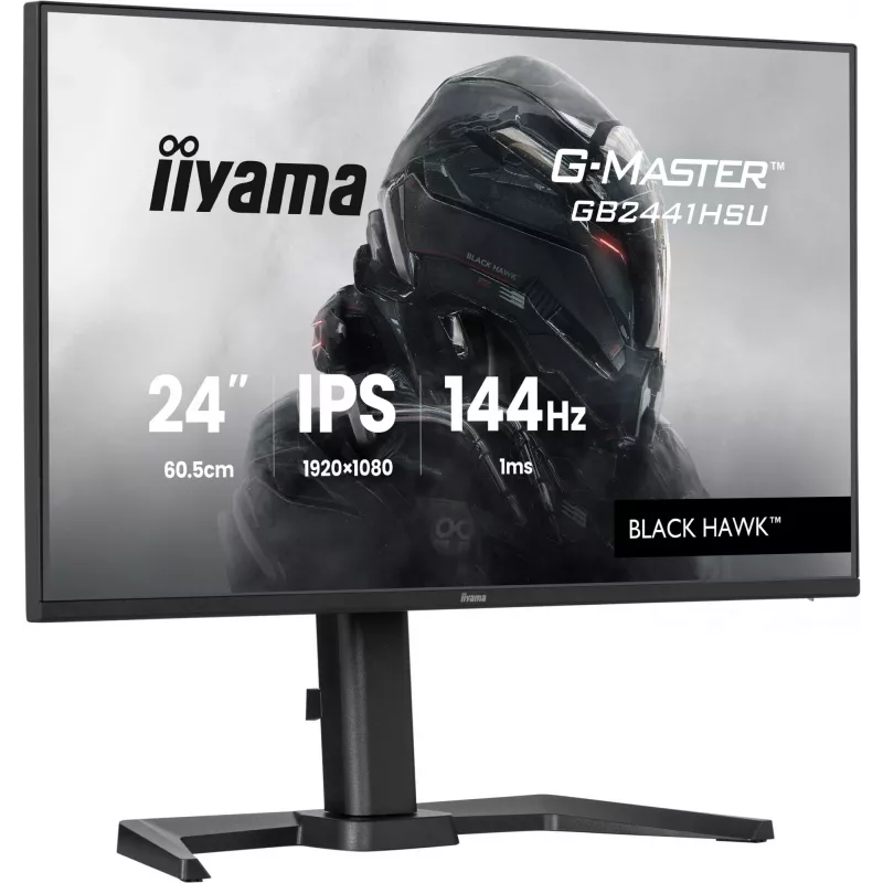 iiyama G-MASTER GB2441HSU-B1 datora monitors 60.5 cm (23.8 colli) 1920 x 1080 pikseļi Full HD LED Melns