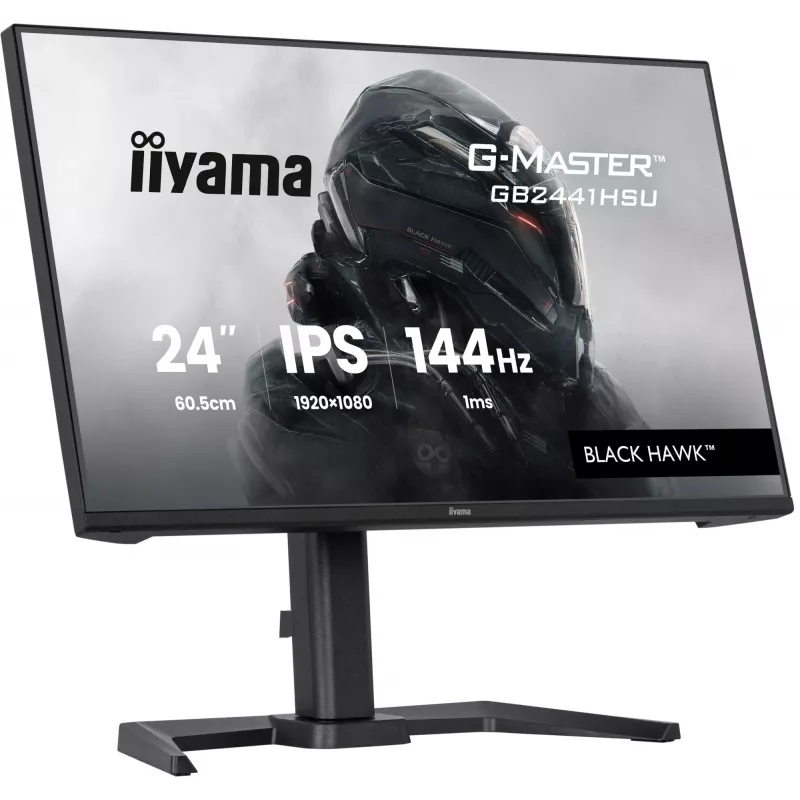 iiyama G-MASTER GB2441HSU-B1 datora monitors 60.5 cm (23.8 colli) 1920 x 1080 pikseļi Full HD LED Melns