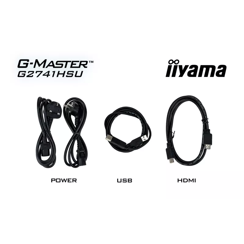iiyama G-MASTER G2741HSU-B1 datora monitors 68,6 cm (27 collu) 1920 x 1080 pikseļi Full HD Melns
