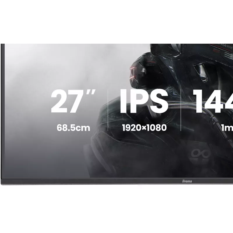 iiyama G-MASTER GB2741HSU-B1 datora monitors 68.6 cm (27 colli) 1920 x 1080 pikseļi Full HD LED Melns