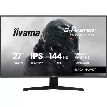 iiyama G-MASTER G2741QSU-B1 datora monitors 68,6 cm (27 colli) 2560 x 1440 pikseļi 4K Ultra HD QLED Melns