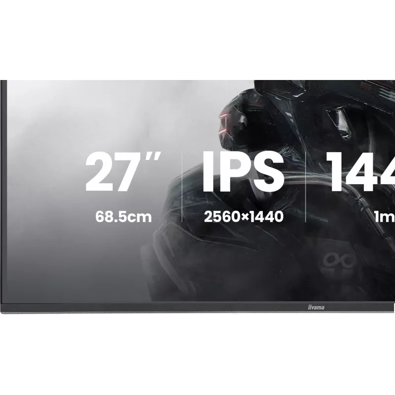 iiyama G-MASTER GB2741QSU-B1 datora monitors 68.6 cm (27 colli) 2560 x 1440 pikseļi 4K Ultra HD LED Melns