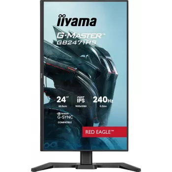 iiyama G-MASTER GB2471HS-B1 datora monitors 60,5 cm (23,8 collas) 1920 x 1080 pikseļi Full HD Melns