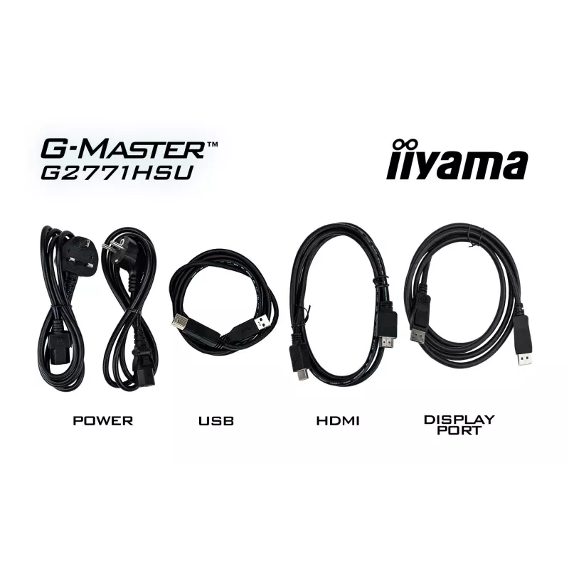 Monitors IIYAMA G2771HSU-B1 27 collu Fast IPS Full HD 1920x1080 240Hz HDR10 FreeSync G-SYNC saderīgs