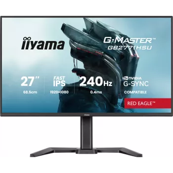 iiyama G-MASTER GB2771HSU-B1 datora monitors 68.6 cm (27 colli) 1920 x 1080 pikseļi Full HD Melns