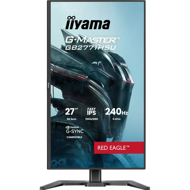 iiyama G-MASTER GB2771HSU-B1 datora monitors 68.6 cm (27 colli) 1920 x 1080 pikseļi Full HD Melns