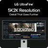 LG 40U990A-W datora monitors 101,6 cm (40 colli) 5120 x 2160 pikseļi WUHD Melns