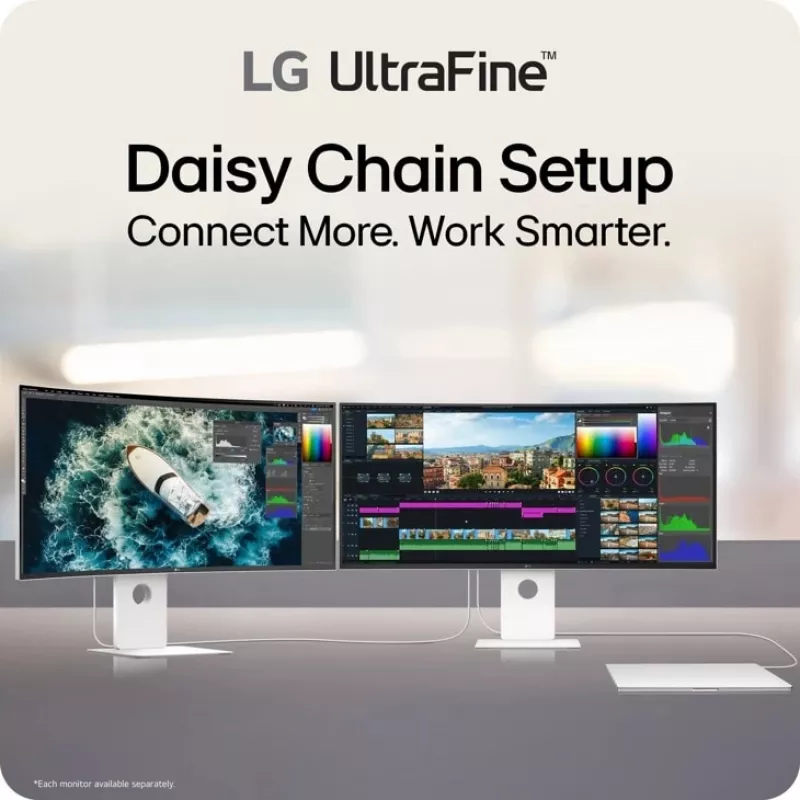 LG 40U990A-W datora monitors 101,6 cm (40 colli) 5120 x 2160 pikseļi WUHD Melns