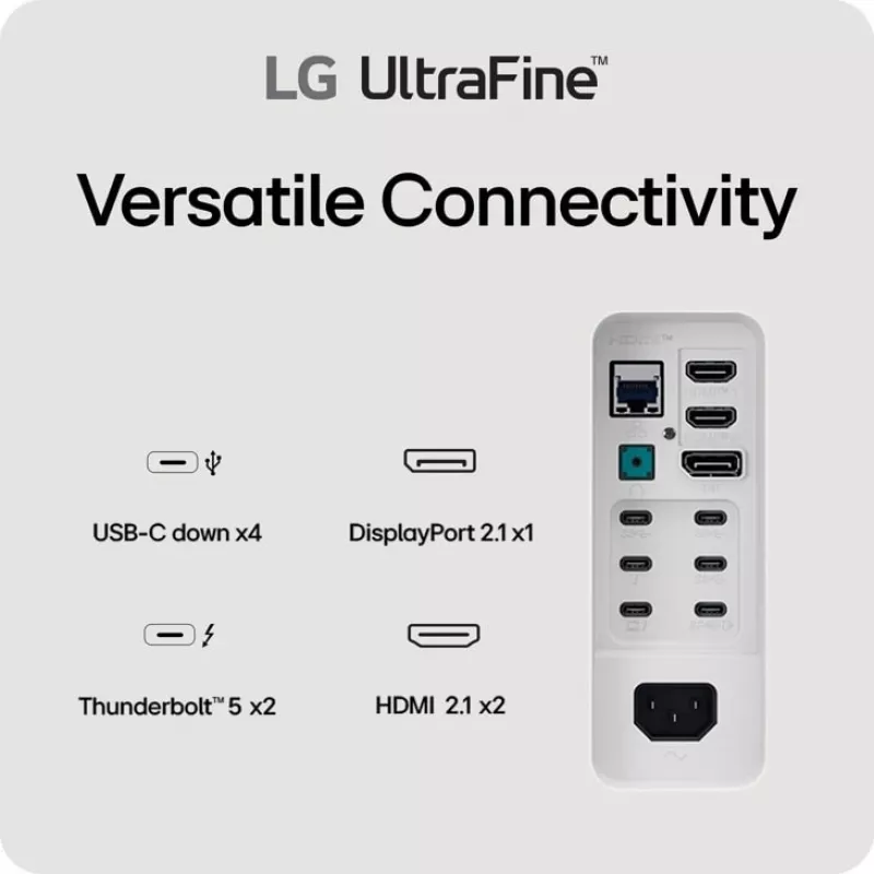 LG 40U990A-W datora monitors 101,6 cm (40 colli) 5120 x 2160 pikseļi WUHD Melns