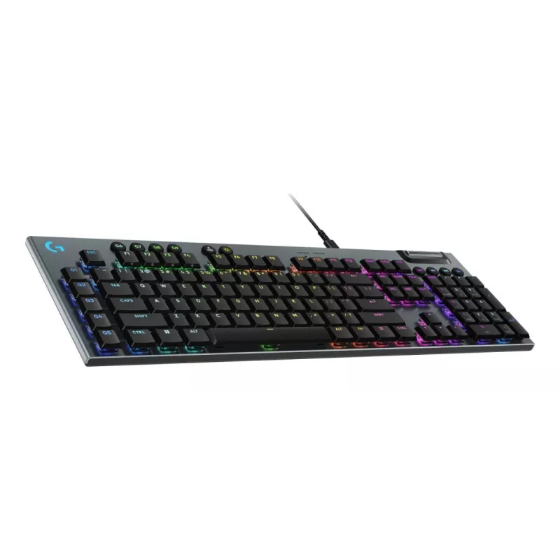 LOGITECH G915 X USB-A vadu zema profila spēļu tastatūra taustes melna Qwertz vācu