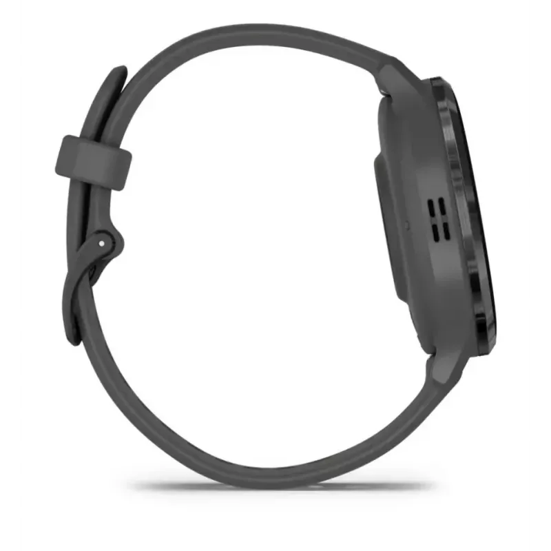 Viedpulkstenis GARMIN Venu 3S — 41 mm pelēks polimēra korpuss, 1,2 collu AMOLED, 10 dienu akumulators, 5 ATM
